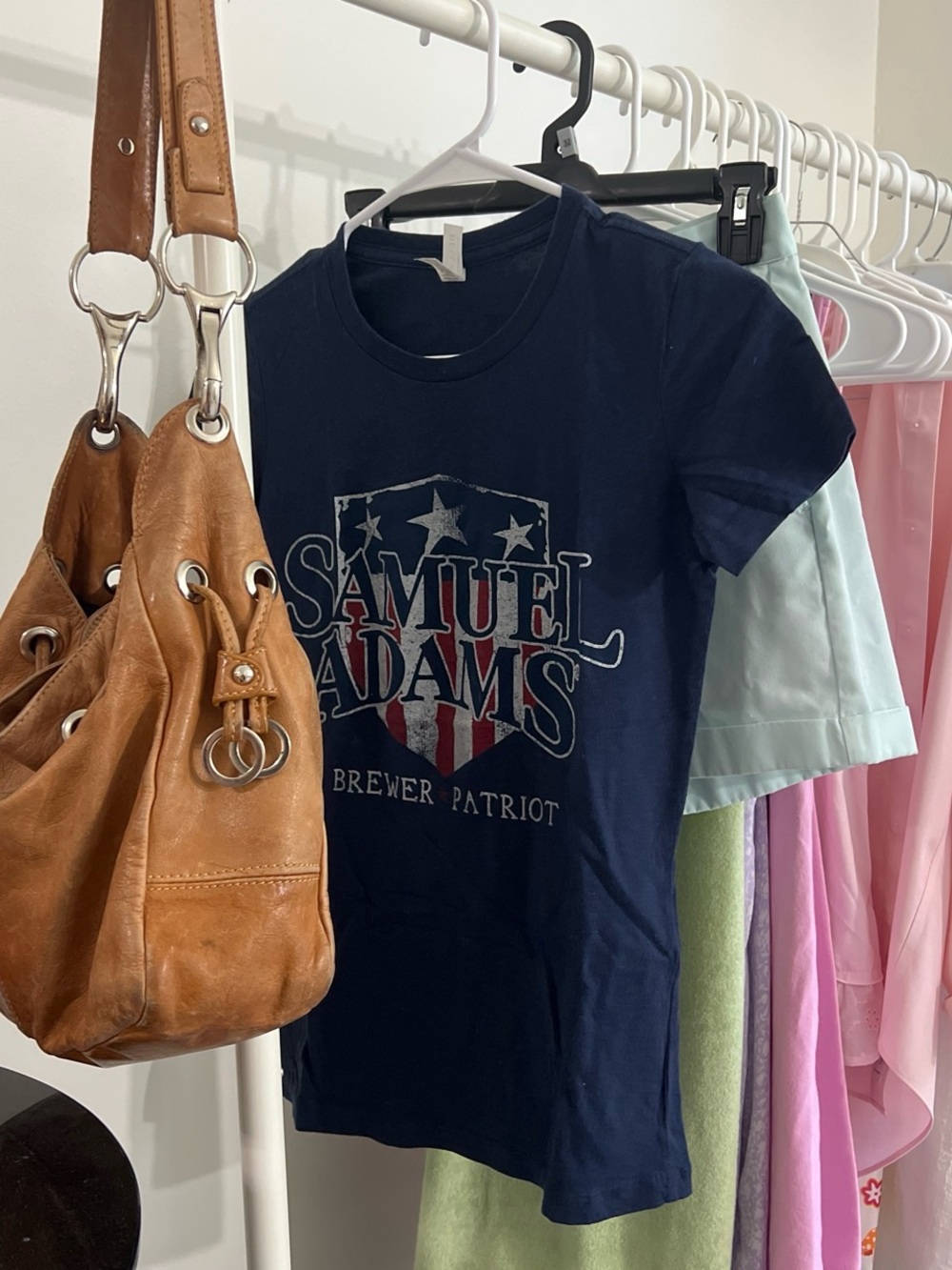 Samuel Adams Navy Graphic Tee - Stars & Stripes
